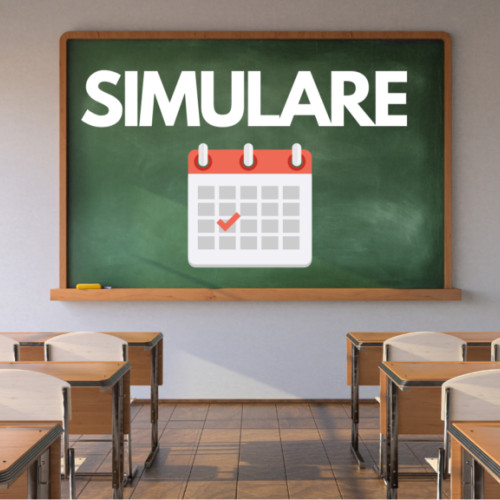 Simulările examenelor naționale încep pe 17 martie