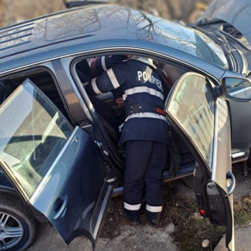 Pericol de explozie după un accident rutier în Flămânzi