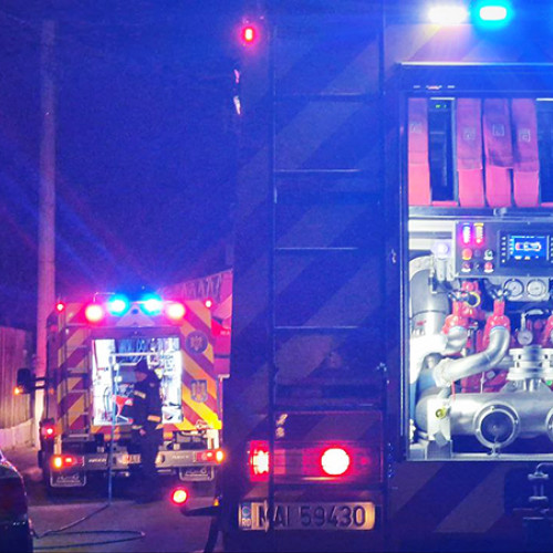 Incendiu într-o casă din Ovidiu, fără victime