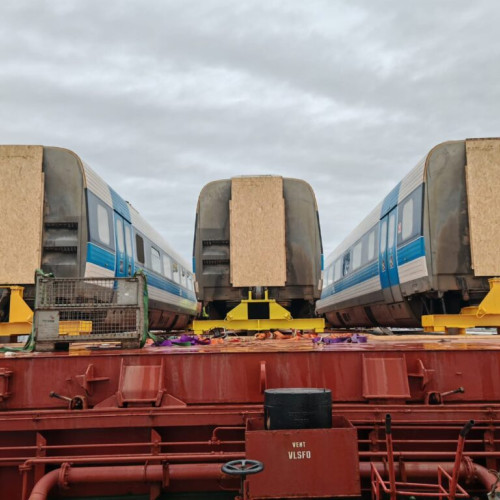 Trenurile Ferotrans TFI au ajuns în portul Constanța