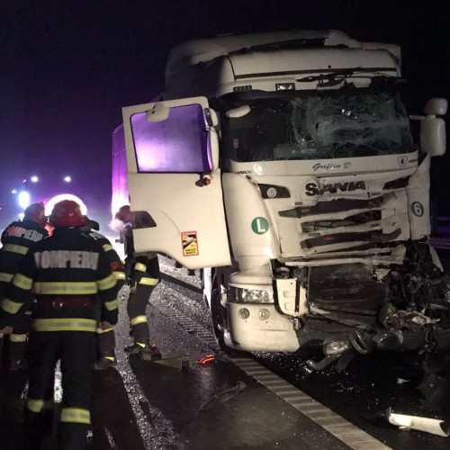 Accident rutier pe Autostrada A10 între Alba Iulia și Teiuș