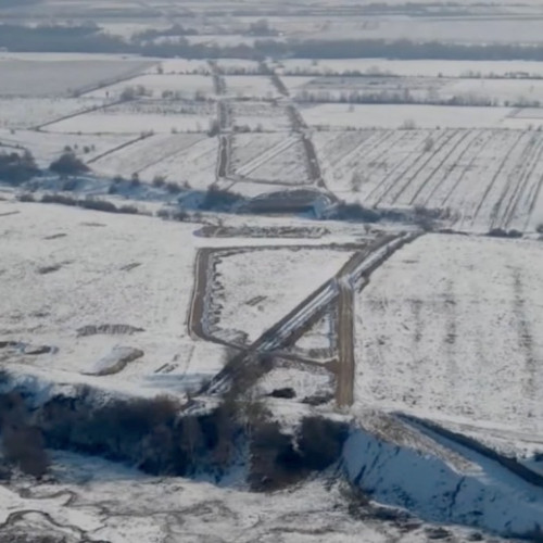 Constructorul Makiol reia lucrările la Autostrada A13 Sibiu - Făgăraș în ciuda vremii geroase