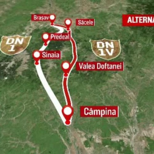 Primăria Sacele semnează autorizatia pentru modernizarea DJ102I Valea Doftanei - Sacele