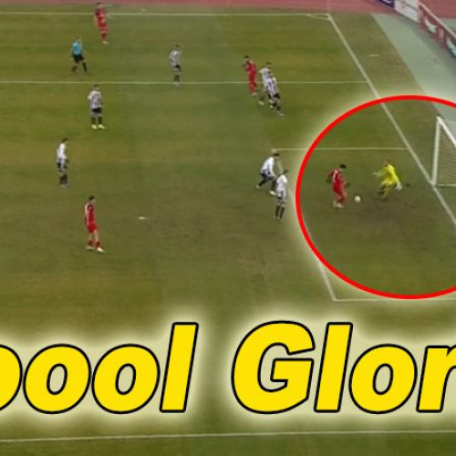 Gloria conduce cu 1-0 la pauză în meciul cu "U" Cluj