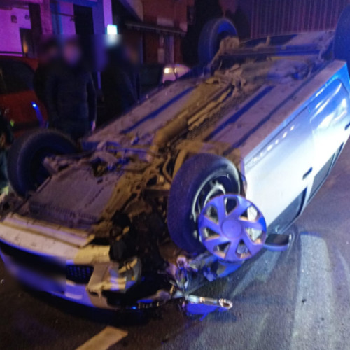 Accident rutier pe strada Constantin Brâncuși din Cluj-Napoca