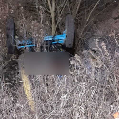 Incident tragic în comuna Iclod: un bărbat prins sub un tractor