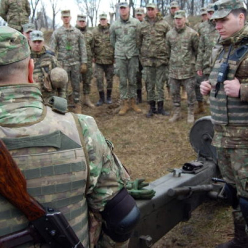 Militarii din Botoșani au desfășurat un exercițiu de artilerie terestră