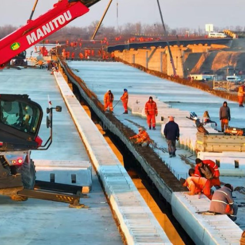 Lucrările la podul peste râul Buzău, reluate de Grupul UMB