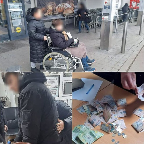 Mama copilului folosea minorul pentru a cerși