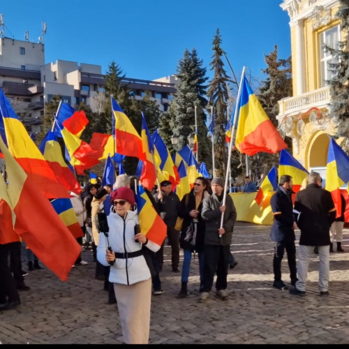 O fostă judecătoare participă la protestul AUR din Botoșani