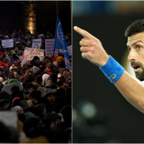 Novak Djokovici transmite un mesaj de susținere studenților din Serbia