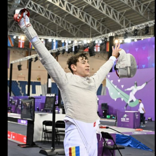 Vlad Covaliu câștigă medalia de aur la Cupa Mondială de juniori la sabie