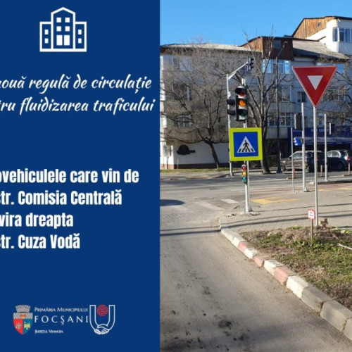 Nouă regulă de circulație în Focșani începând cu 20 ianuarie 2025