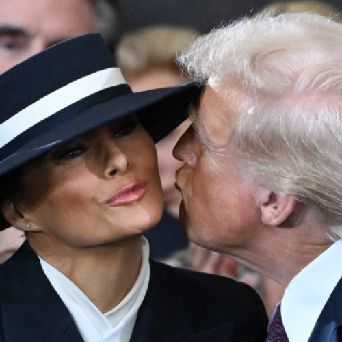 Ceremonia de investire a lui Donald Trump marcată de un moment amuzant între acesta și Melania