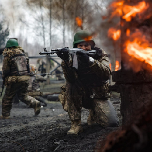 Armata rusă utilizează motociclete pentru a înfrunta trupele ucrainene în regiunea Donețk