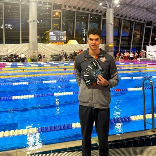 Stefan Rachieru, succes remarcabil la un concurs de înot în Norvegia