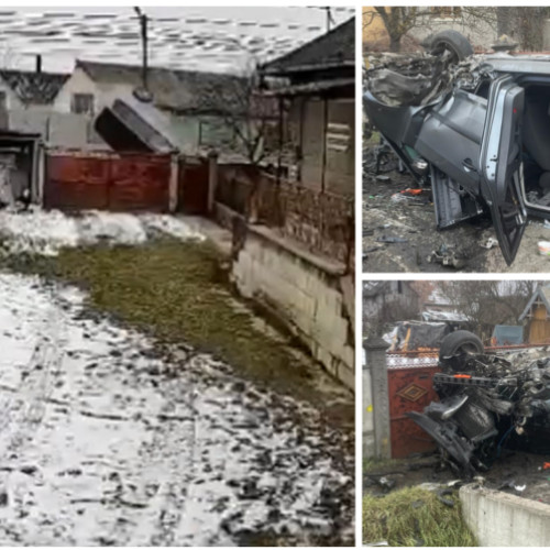 Accident dramatic la Dej: o femeie a furat o mașină și a provocat un accident