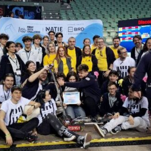 Echipa CYBERLIS76 de la Liceul Teoretic Ioan Slavici câștigă premiul I la INSPIRE AWARD în cadrul competiției FIRST TECH CHALLENGE