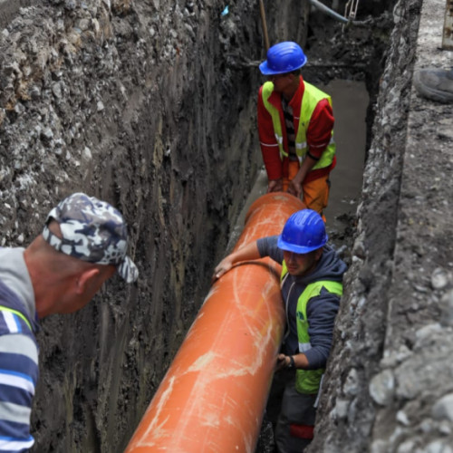 Extinderea rețelei de canalizare în Chinteni, finalizată de Consiliul Județean Cluj