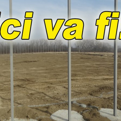 Noul stadion din Buzău se află în construcție