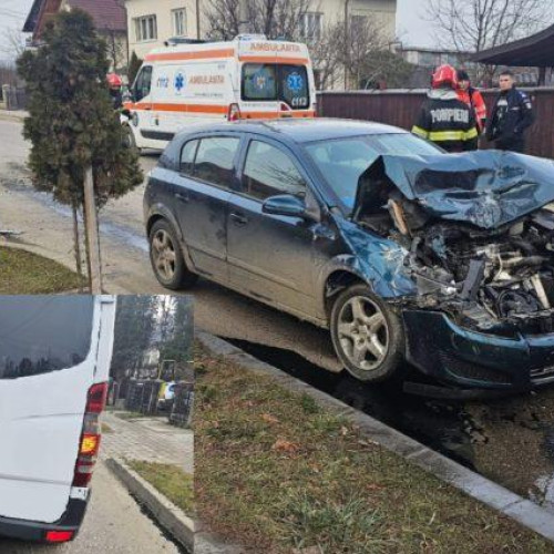 Accident rutier la Dorohoi: O femeie rănită în coliziune între autoturism și maxi-taxi