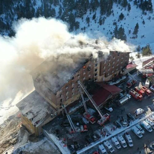 Tragicul incendiu de la hotelul Grand Kartal din Turcia, soldat cu 76 de decese