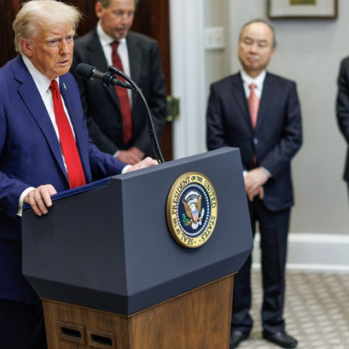 Investiție de 500 de miliarde de dolari în infrastructura AI anunțată de președintele Trump