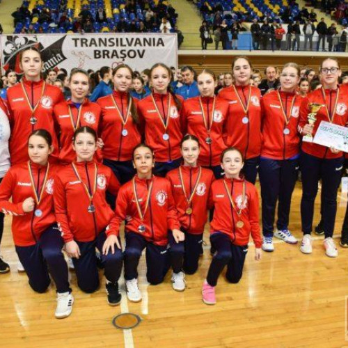 Echipa de handbal junioare III de la CS Unirea Saveni, locul II la "Transylvania Winter Cup"