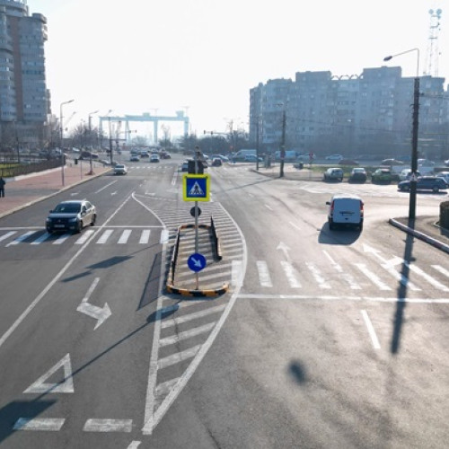 Trecerea de pietoni de pe Prelungirea Traian a fost relocată