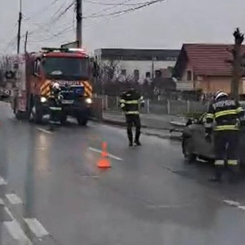 Accident rutier la Alba Iulia, fără victime