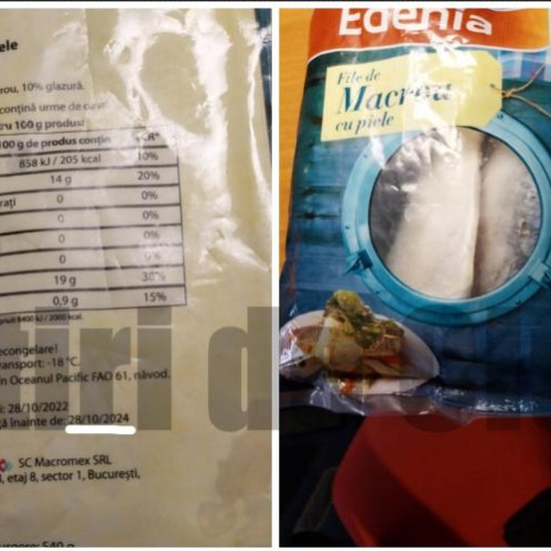 O femeie a descoperit pește expirat în supermarketul de pe Calea Florești din Cluj-Napoca
