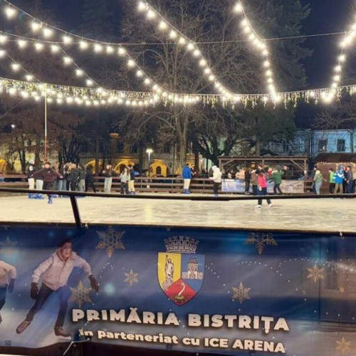 Programul patinoarului din Bistrița
