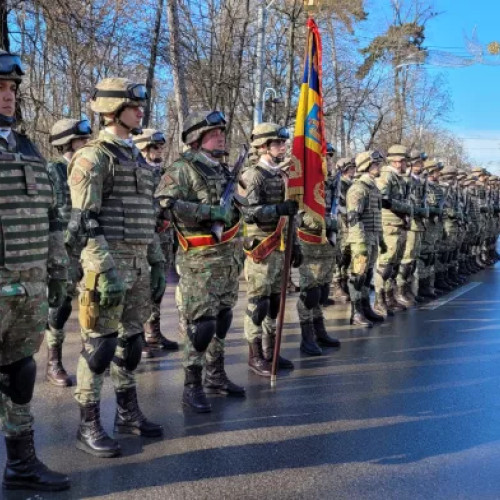 Ceremonie militară la Botoșani cu ocazia Zilei Unirii Principatelor Române