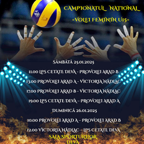 Turneu de volei pentru junioare la Deva