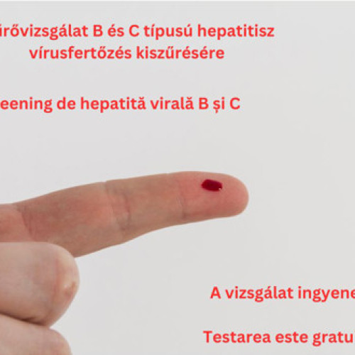 Screening gratuit pentru depistarea hepatitelor virale B și C în Harghita