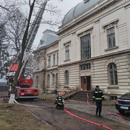 Simulare de incendiu la Muzeul de Științele Naturii din Dorohoi