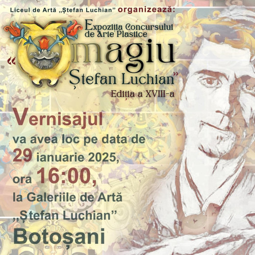 Expozitia Concursului Regional de Arte Plastice "Omagiu Stefan Luchian" ajunge la cea de-a XVIII-a editie