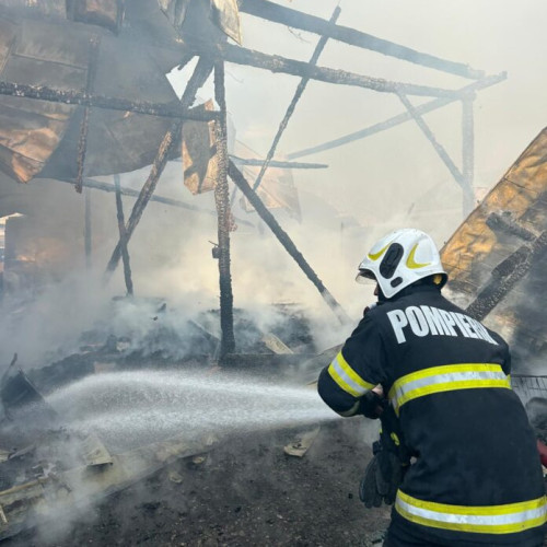 Incendiu devastator în comuna Ciprian Porumbescu