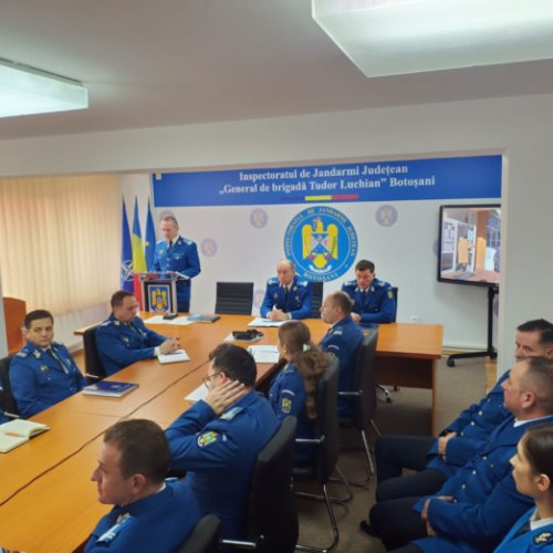 Jandarmeria Botoșani a prezentat bilanțul activităților din 2024