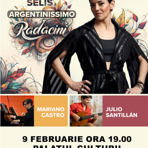 Concert dedicat Argentinei cu Analia Selis la Palatul Culturii