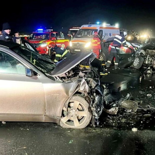 Accident rutier grav în județul Galați, patru persoane rănite