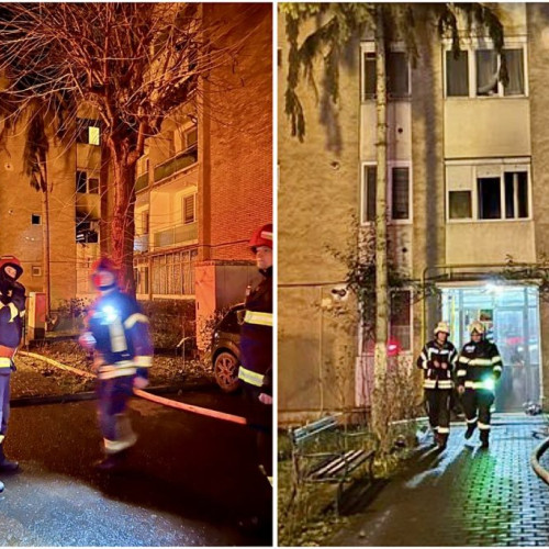 Incendiu într-un apartament din Pitești: mai multe persoane evacuate, o victimă cu arsuri