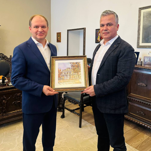 Întâlnire între președintele Consiliului Județean Brașov și primarul Chișinăului