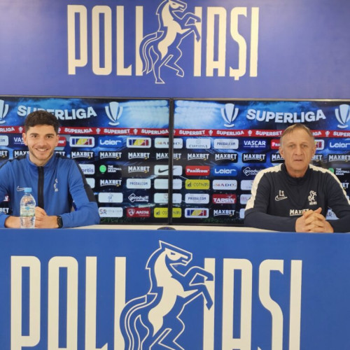 Conferință de presă la Politehnica Iași înaintea meciului cu FC Hermannstadt
