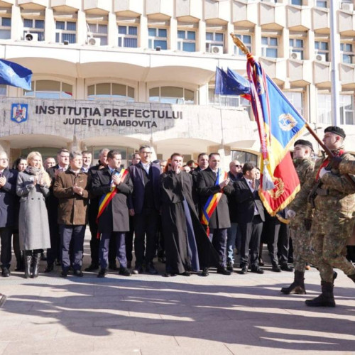 Momente emoționante de Ziua Unirii Principatelor Române la Târgoviște