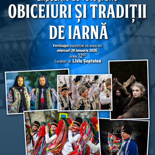 Vernisajul expoziției "Obiceiuri și tradiții de iarnă" la Botoșani