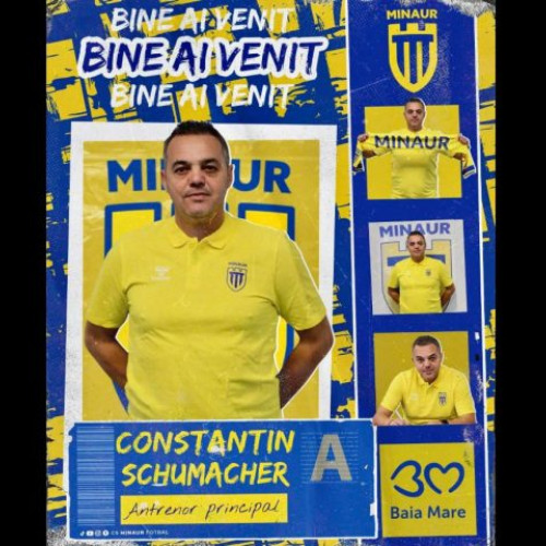Constantin Schumacher se alătură echipei noastre de fotbal