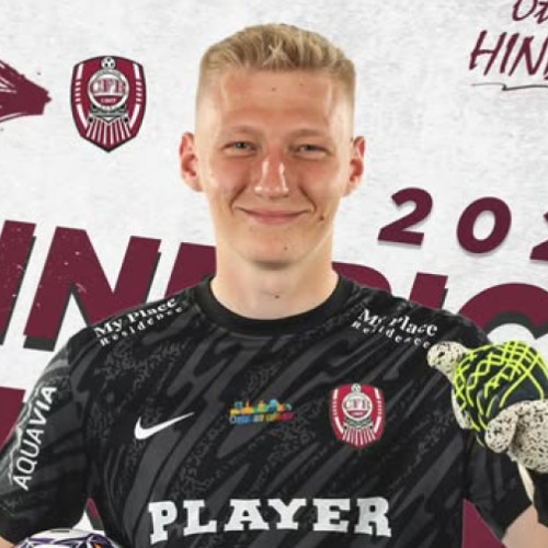 CFR Cluj anunță prelungirea contractului cu portarul Otto Hindrich