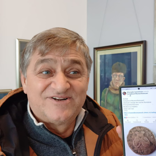 Moneda rară din anii 1700, obiect de muzeu la Botoșani
