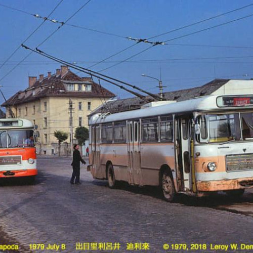 imagini din trecutul transportului public clujean